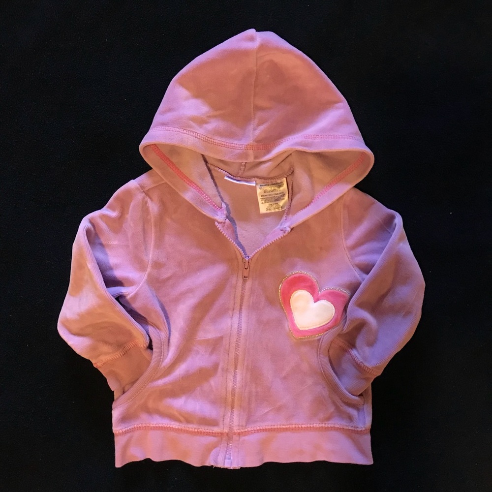 Purple Velour Hoodie